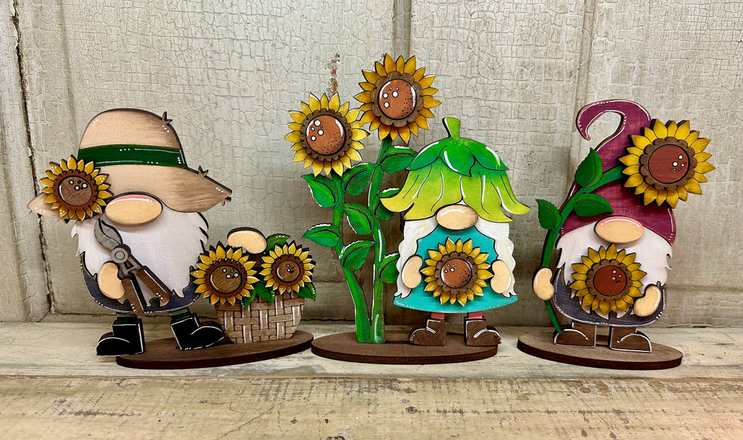 Sunflower Gnomes - Unpainted