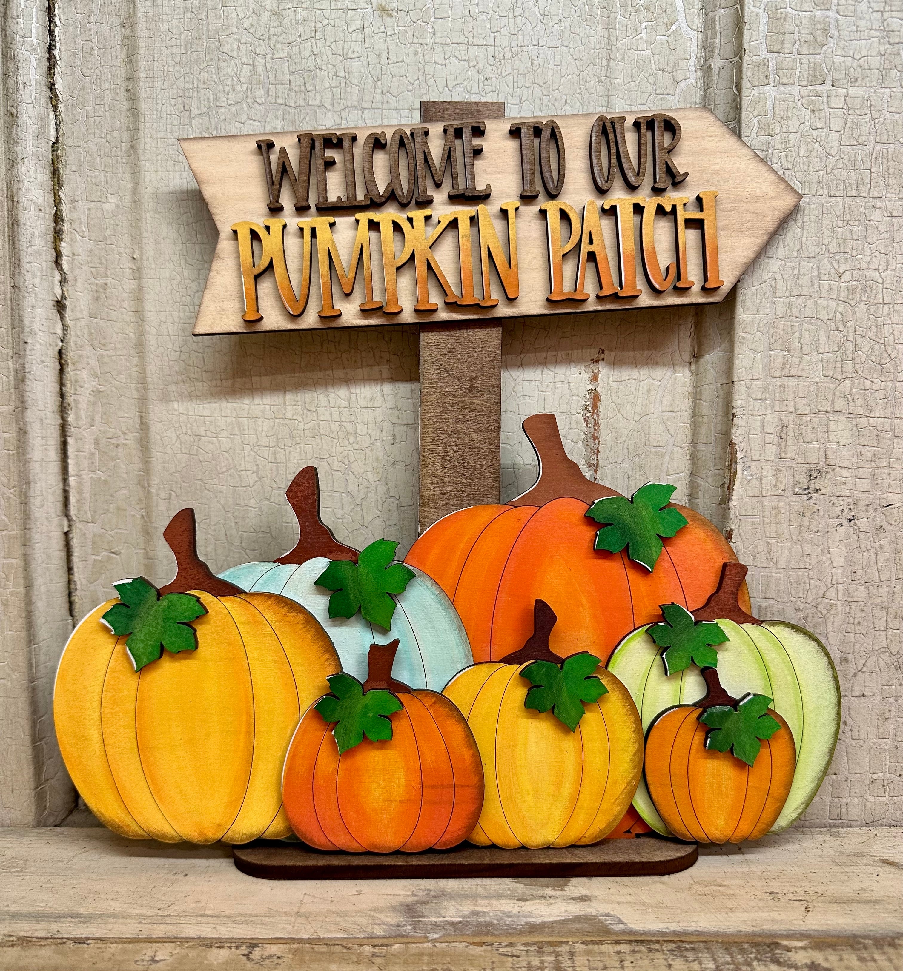 Welcomd to our pumpkin patch newest decor