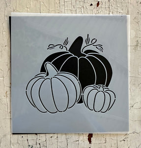 Fall Stencils - Oh My Gourd (7 designs) - 6" x 6"