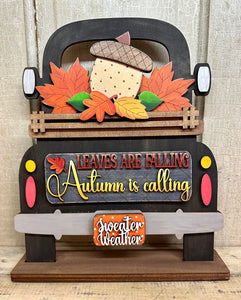 Autumn Insert for Truck or Bread Board (Truck, Bread Board or Door Hanger - NOT included, sold separately)