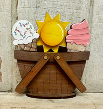 Load image into Gallery viewer, Summer, 4th of July &amp; Cinco De Mayo  TINY Basket Inserts - Unpainted