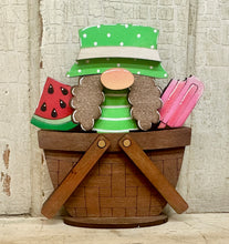 Load image into Gallery viewer, 7 New Tiny Basket Summer Inserts - Unpainted