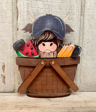 Load image into Gallery viewer, 7 New Tiny Basket Summer Inserts - Unpainted