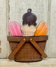 Load image into Gallery viewer, 7 New Tiny Basket Summer Inserts - Unpainted