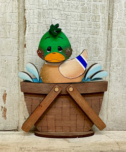 7 New Tiny Basket Summer Inserts - Unpainted