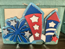 Load image into Gallery viewer, Summer, 4th of July &amp; Cinco De Mayo  TINY Basket Inserts - Unpainted