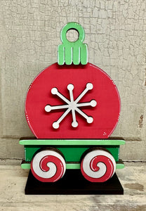 Christmas Train - Unpainted - Buy a Piece (11 pieces) or Entire Set