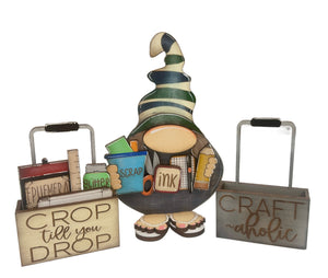 Craft Gal with a Tote Full of Accessories - Unpainted