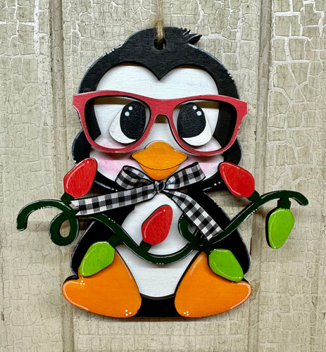Nerdy Penguin Ornament - DIY