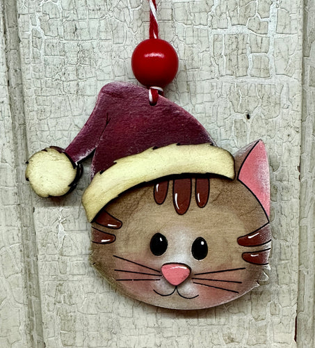 Small Cat Ornament - Unpainted