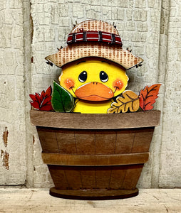 Fall, Halloween & Thanksgiving TINY Basket Inserts - Unpainted