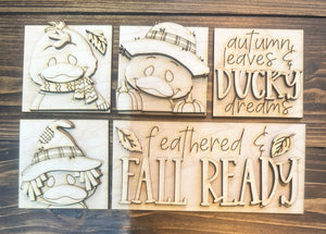 MINI 2.25" Fall Duck Ladder or Frame Inserts - Unpainted