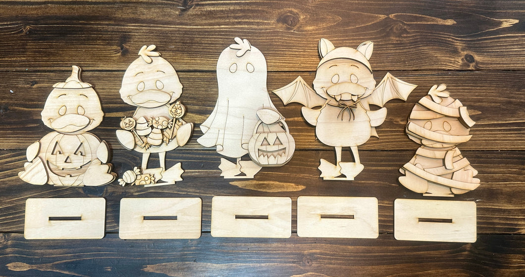 Halloween Ducks  - Unpainted