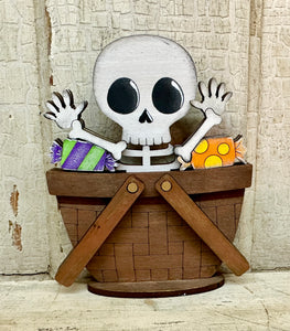 Fall, Halloween & Thanksgiving TINY Basket Inserts - Unpainted