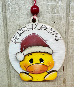 Christmas Duck Ornaments - Unpainted