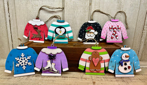 Christmas Sweater Ornaments - DIY