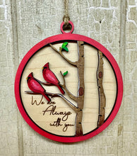 Load image into Gallery viewer, I (We) Always With You Cardinal Ornament - DIY - 1 or 2 cardinals