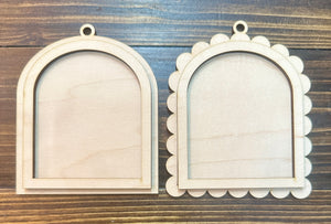 HOT New Item! Mini Arch Frames for Inserts - Unpainted