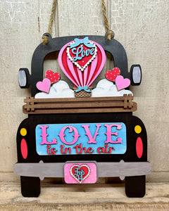 Valentine Love in the Air Insert for Truck Shelf Sitter or Hanger (Truck NOT included, sold separately)