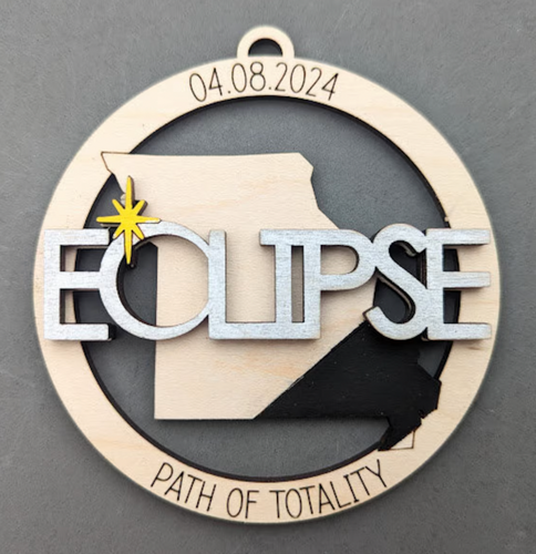 Eclipse Ornament and Magnet