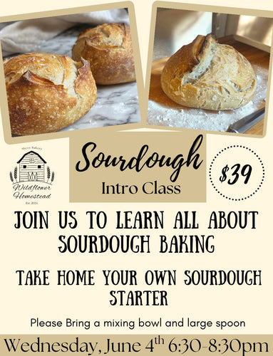 06.04.25 @Intro to Sourdough - Join our Hands-On Class 6:30-8:30pm