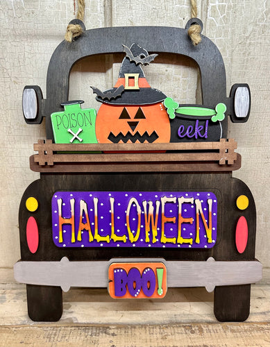 Halloween Insert for Truck Shelf Sitter, Bread Board or Hanger (NOT included, sold separately)