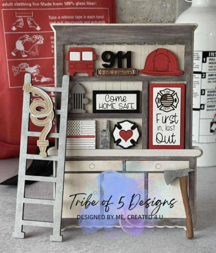 Firefighter Hutch - Unpainted