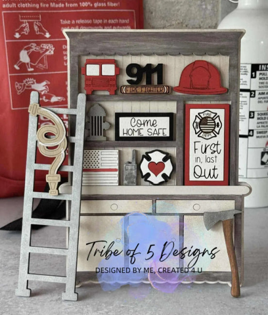 Firefighter Hutch - Unpainted