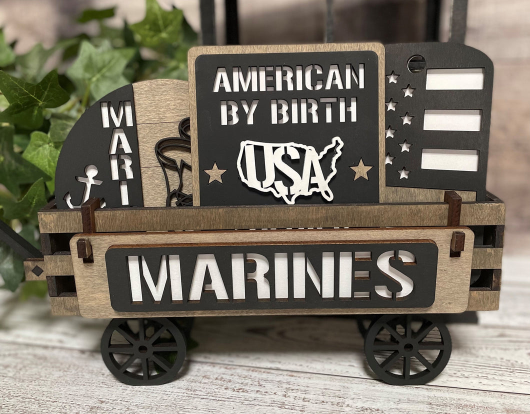 Marines Interchangeable Inserts (for Wagon or Shelf Sitter), unpainted