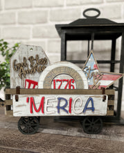 Load image into Gallery viewer, Merica Patriotic inserts | Wagon or Raised Shelf Sitter
