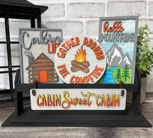Load image into Gallery viewer, Cabin Sweet Cabin insert | Wagon or Raised Shelf Sitter