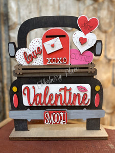 Valentine Insert for Truck Shelf Sitter or Hanger (Truck NOT included, sold separately)