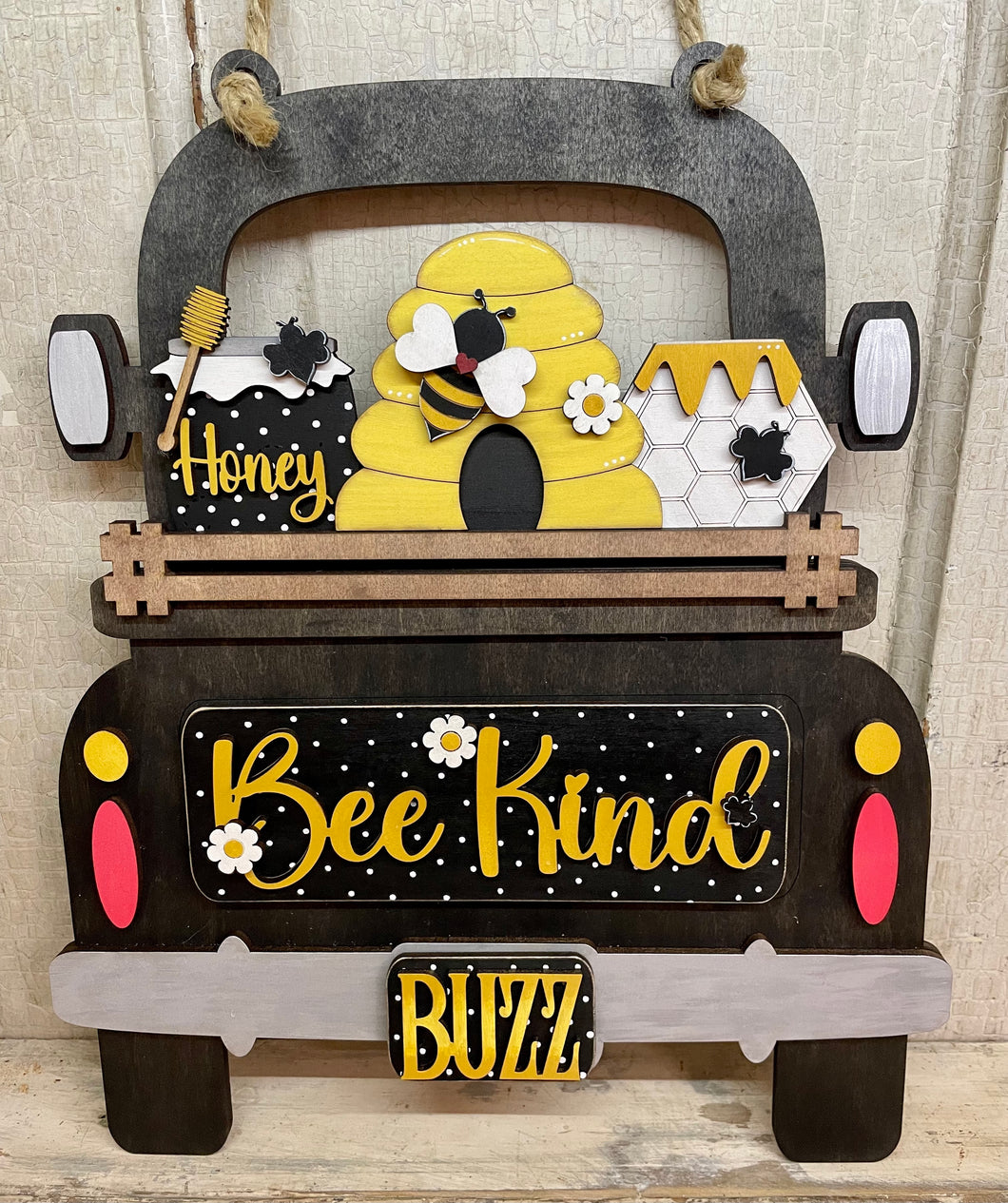 Bee Insert for Truck Shelf Sitter or Hanger (Truck NOT included, sold separately)