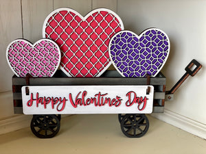 Be Mine Interchangeable Inserts (for Wagon or Shelf Sitter), unpainted